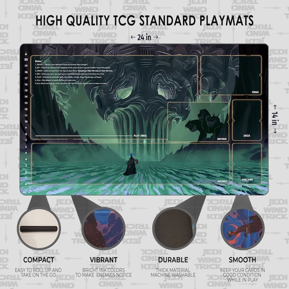 ハデス＆ケルベロス ロルカーナ TCG プレイマット – ステッチエッジ