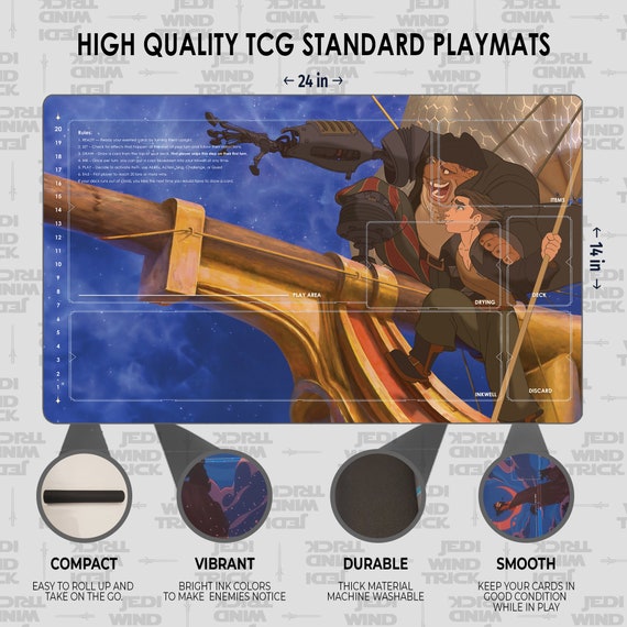 Treasure Planet Lorcana TCG Playmat: RLS Legacy Design - Etsy