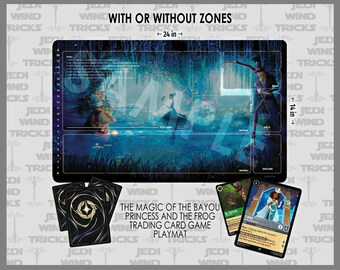 The Magic Of The Bayou - Tapete de juego de cartas coleccionables estándar de Disney Lorcana - TCG - Cosido - Lore Tracker