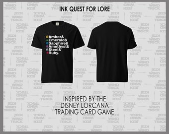 Camiseta Ink Quest For Lore Ampersand