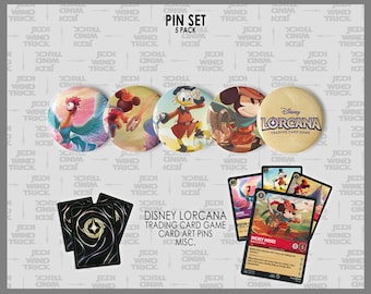Juego de 5 pines Disney Lorcana de 1,25'