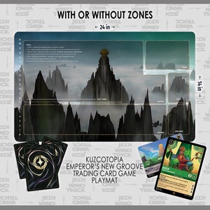 Lorcana TCG Playmat Kuzco&#39;s Palace Kuzcotopia Emerald