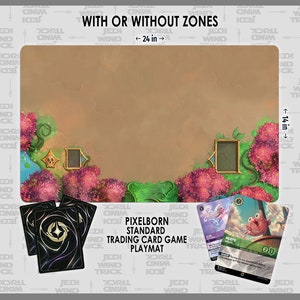 Pixelborn - Disney Lorcana Standard Trading Card Game Playmat - TCG - Stitched - Lore Tracker