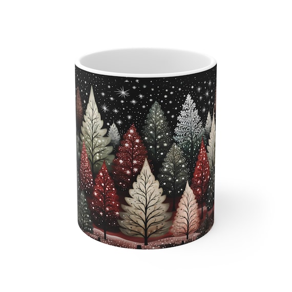 Enchanted Christmas Tree Mug: Holiday Coffee Cup