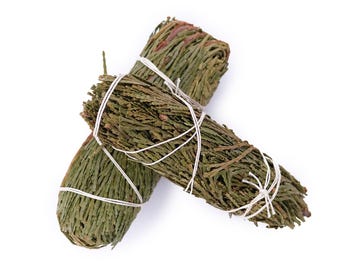 Cedar Smudge Stick | Natural Herb Bundle for Cleansing, Grounding, Energy Clearing
