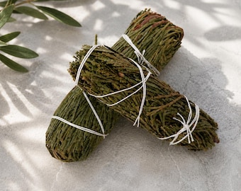 Cedar Smudge Stick | Natural Herb Bundle for Cleansing, Grounding, Energy Clearing