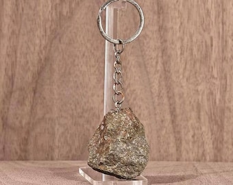 Raw Iron Pyrite Keychain: Natural “Fool’s Gold” Crystal for Protection