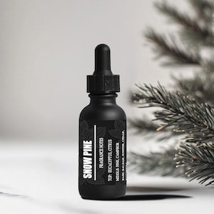 Snow Pine Fragrance Oil – Crisp Evergreen Scent for Candles, Soap, Wax Melts, Body Products, Diffusers & Winter DIY Projects