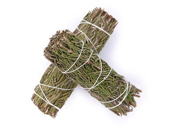 Rosemary Smudge Stick | Herbal Cleansing Wand for Protection, Purification, Focus, Meditation