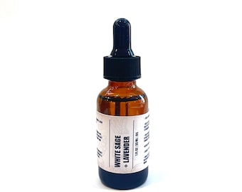 White Sage and Lavender Fragrance Oil | Calming Herbal Scent