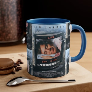 The Truman Show Mug, The Truman Show Coffee Mug, The Truman Show Movie Mug, Coffee Cup, Ceramic Mug, Coffee Gifts, Coffee Lover Gift