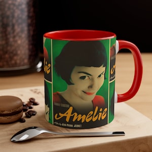 Taza Amelie, Taza de café Amelie, Taza de película Amelie, Taza de café, Taza de cerámica, Regalos de café, Regalo amante del café