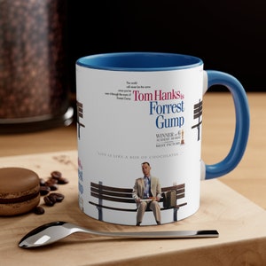 Forrest Gump Tasse, Forrest Gump Kaffeetasse, Forrest Gump Filmtasse, Kaffeetasse, Keramiktasse, Kaffeegeschenke, Geschenk für Kaffeeliebhaber
