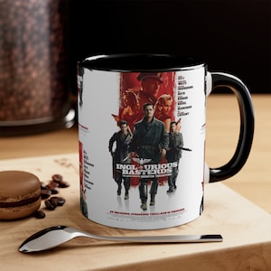 Kubek Inglourious Basterds, Kubek do kawy Inglourious Basterds, Kubek filmowy, Filiżanka do kawy, Kubek ceramiczny, Prezenty kawowe, Prezent dla miłośnika kawy