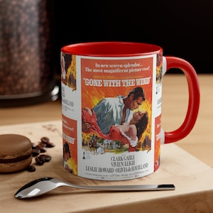 Gone with the Wind Mug, Gone with the Wind Coffee Mug, Movie Mug, Coffee Cup, Ceramic Mug, Coffee Gifts, Coffee Lover Gift