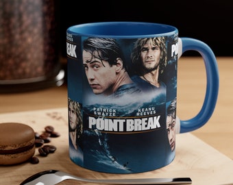 Point Break Mug, Point Break Coffee Mug, Point Break Movie Mug, Coffee Cup, Ceramic Mug, Coffee Gifts, Coffee Lover Gift