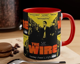 The Wire Mug, The Wire Coffee Mug, The Wire Movie Mug, Coffee Cup, Ceramic Mug, Coffee Gifts, Coffee Lover Gift