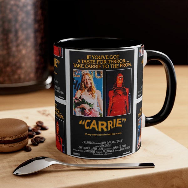 Carrie Mug, Carrie Coffee Mug, Carrie Movie Mug, Coffee Cup, Ceramic Mug, Coffee Gifts, Coffee Lover Gift