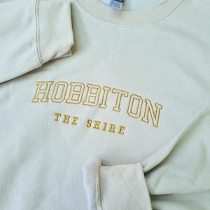 Hobbiton The Shire Embroidered Sweatshirt / Hoodie