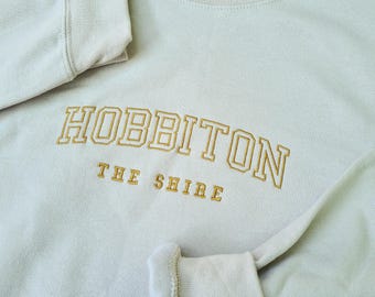 Hobbiton The Shire Embroidered Sweatshirt / Hoodie
