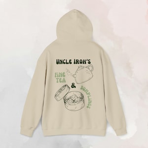 ATLA Uncle Iroh Tea Dumplings Pullover Hoodie [Anime, Avatar, Tea, Dumpling, ATLA Hoodie, Vintage, Pop Culture, Cartoon, Birthday Gift]