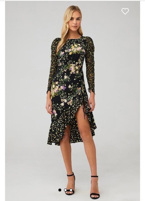 chinese dress ladies For Love & Lemons Nikki Midi Dress – Essence Clothing