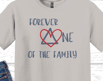 Camiseta "Por siempre uno de la familia"