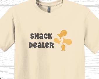 Snack Dealer T-Shirt: Funny Parent Toddler Tee