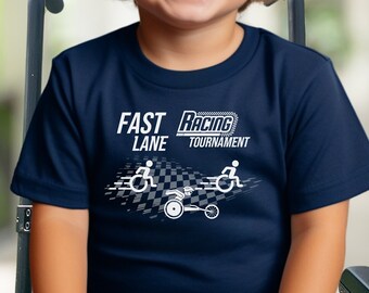 Toddler Wheelchair Racing T-Shirt: Kids on Wheels Inclusion Tee