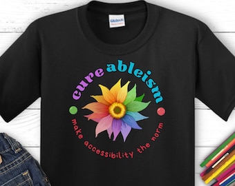 Camiseta infantil Cure Acapacitismo: Camiseta Direitos de Acessibilidade