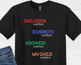 Camiseta de inclusión, diversidad y bondad: Camiseta de aliado de la neurodiversidad