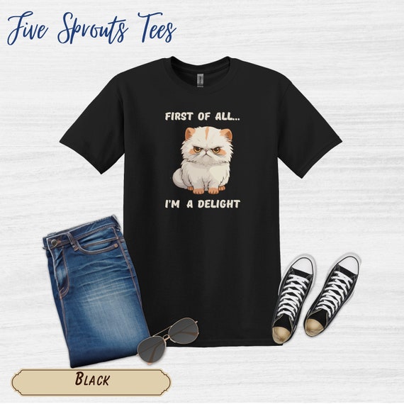 Grumpy Cat T-Shirt: Siamese Cat Humor Tee