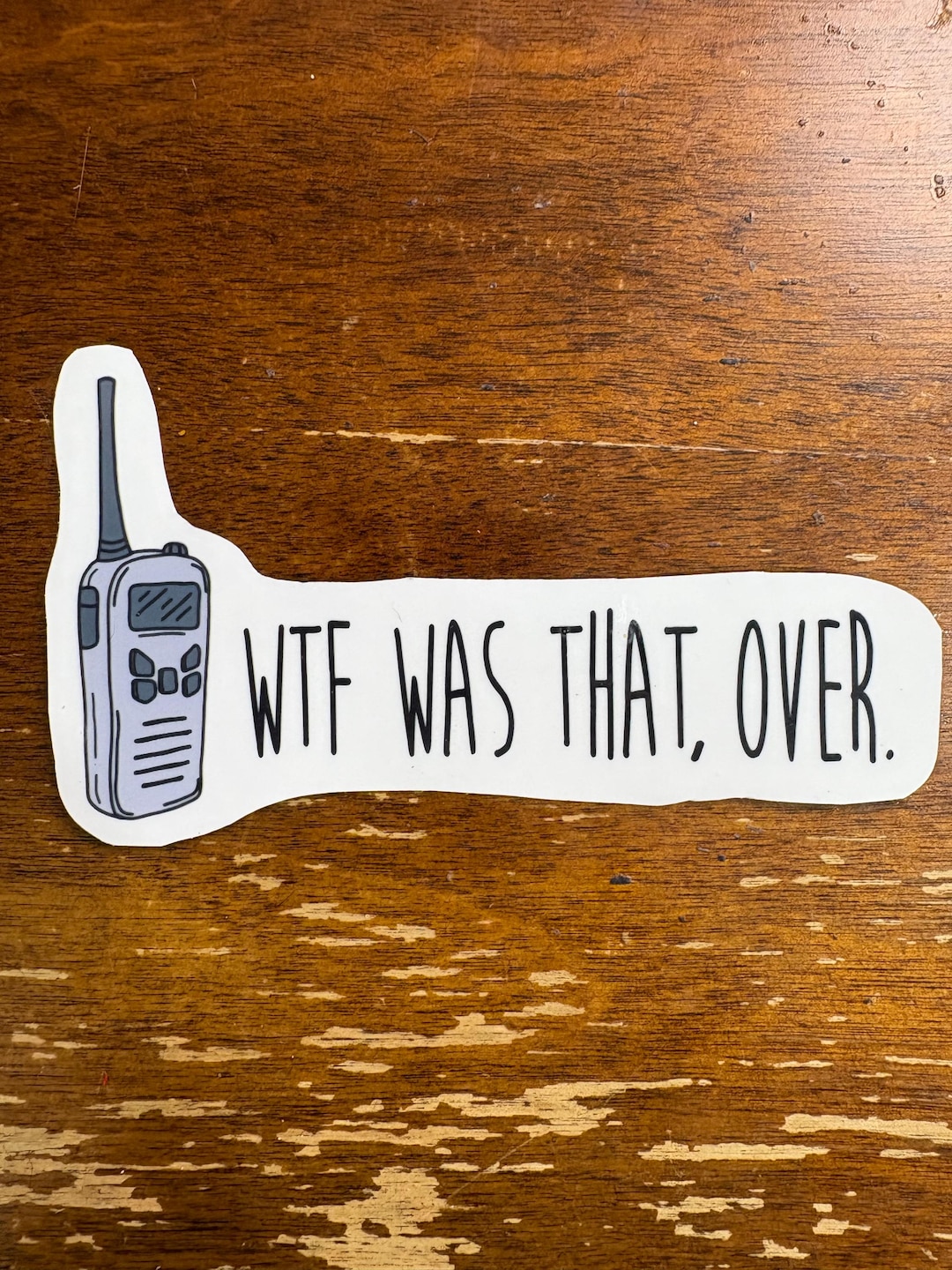 Wtf Over Rabbit WTF Was That, Over Sticker, WTF Decal, Funny Meme Sticker - Etsy