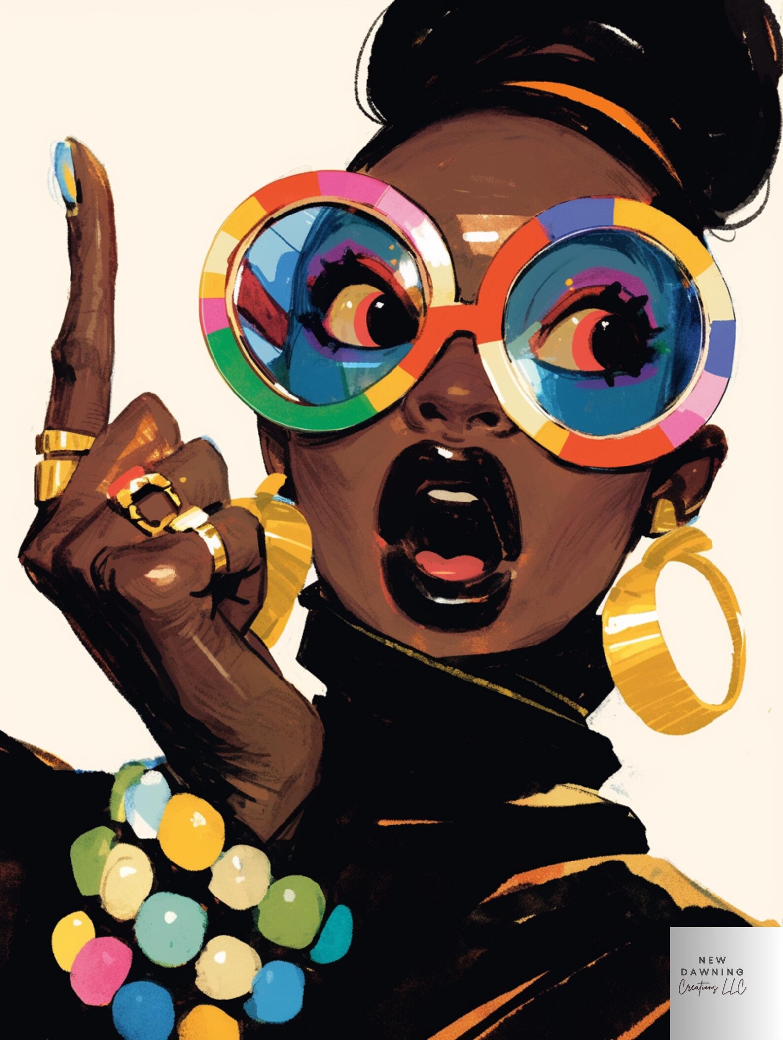 pop-art-diva-illustration-retro-colorful-portrait-digital-download
