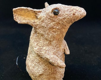 Paper Mache Mouse - Mouse Sculpture, Paper Mache Animal, Animal Sculpture