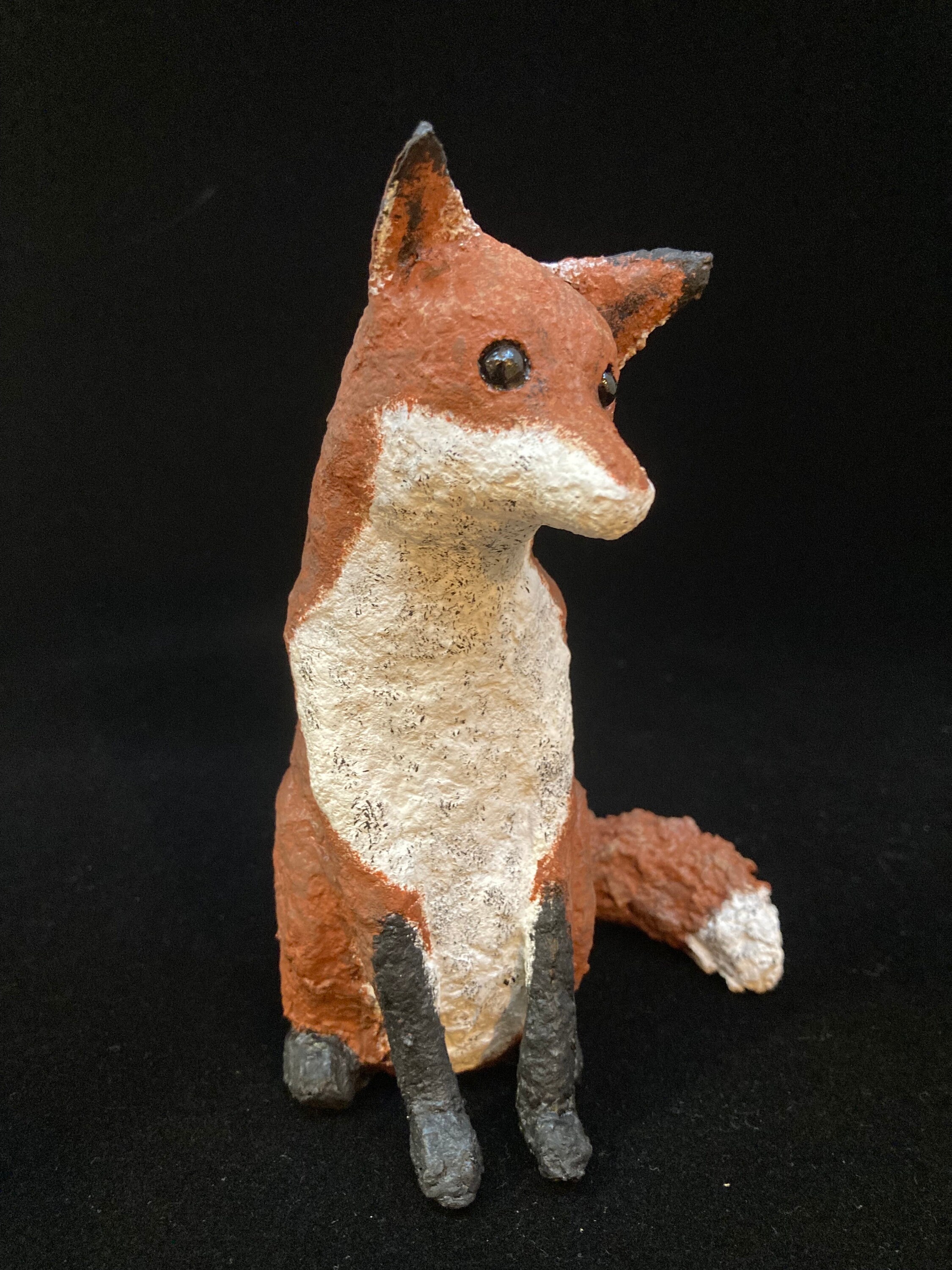 Décopatch SA207C - Un support en papier brun mâché 7x16,5x26,5 cm, Renne