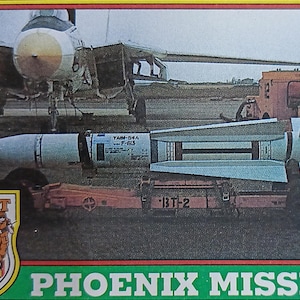 1991 Desert Storm 53 Phoenix Missile Topps Trading Card TCG CCG Ou Melhor oferta