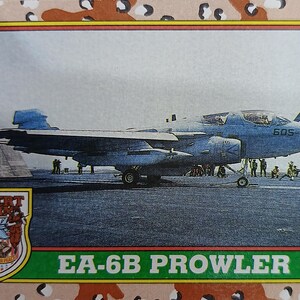 Topps Desert Storm Trading Card n. 35: EA-6B Prowlee 1991 o migliore offerta