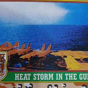 1991 Topps-Desert Storm #84 - Tempesta di calore nel Golfo o migliore offerta