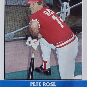 1987 Fleer Record Setters Pete Rose #33 di 44 Reds o migliore offerta