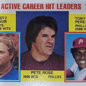 1984 Topps #702 NL Carriera attiva Hit Ldrs Rusty Staub, Rose, Perez o migliore offerta