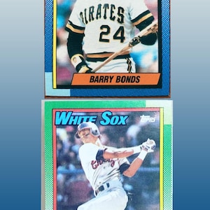 1990 Topps サミー・ソーサ エラー ルーキー カード #692 と 1990 Topps バリー・ボンズ ピッツバーグ カード #220 (バンドル)