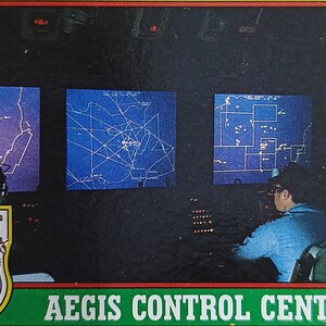 1991 Desert Storm 67 Aegis Control Center Topps Trading Card TCG CCG o migliore offerta