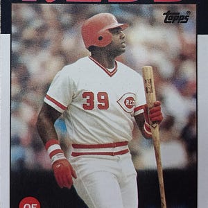 1986 Topps Dave Parker Cincinnati Reds Baseball Card #595 o migliore offerta