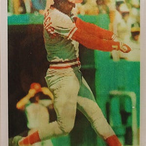 1986-87 Barry Larkin XRC Lenticular Cincinnati Reds RC b Sportflics Rookies Baseball Card #34 o migliore offerta