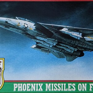 Missili Phoenix su F-14 1991 Topps Desert Storm Series 1 Card #23 o migliore offerta