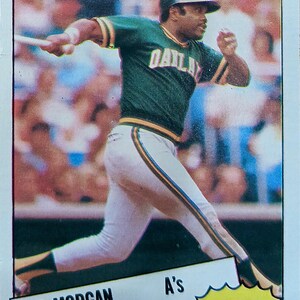 1985 Topps Joe Morgan Oakland Athletics Baseball Card #5 o migliore offerta