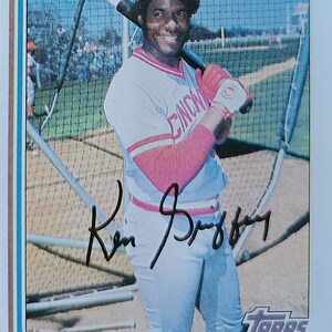 1982 Topps Ken Griffey Cincinnati Reds Baseball Card #620 o migliore offerta