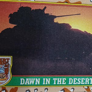 1991 Topps-Desert Storm #83 - Alba nel deserto o migliore offerta