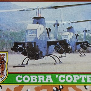 1991 TOPPS DESERT STORM-kaart - #16 The Cobra 'Copter of Best Offer'